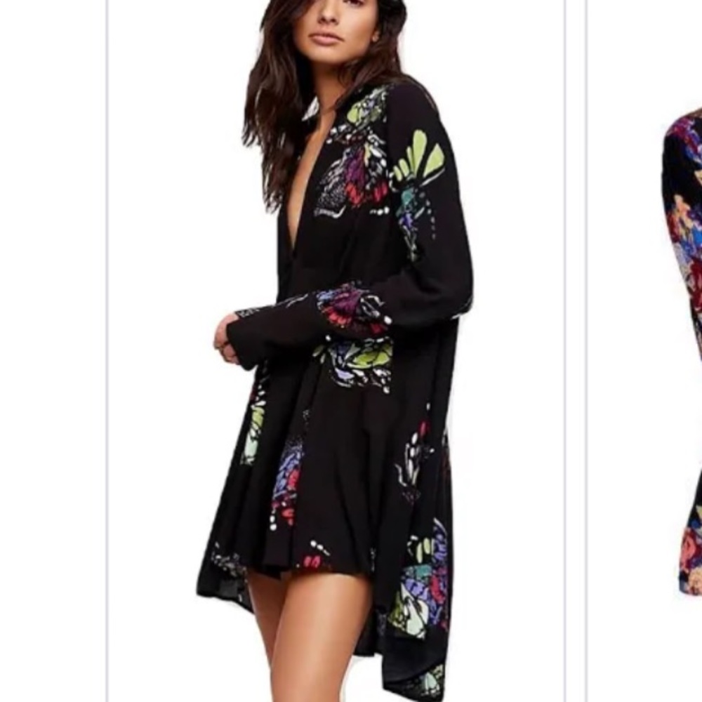 Free People Field of Butterflies Tunic